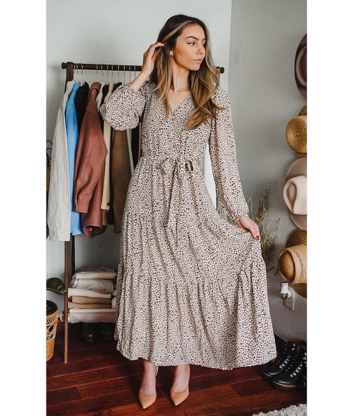 PRETTYGARDEN Womens Spring Long Sleeve Wrap V Neck Ruffle Floral Maxi Dress Casual Tie Waist Boho Chiffon Flowy Long Dresses