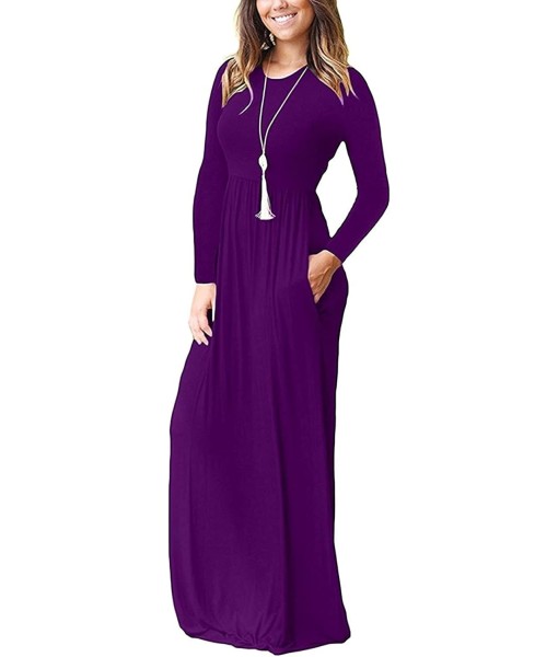 Hount Women's Summer Sleeveless Striped Flowy Casual Long Maxi Dress with Pockets