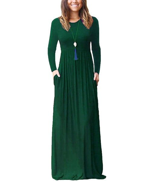 Hount Women's Summer Sleeveless Striped Flowy Casual Long Maxi Dress with Pockets