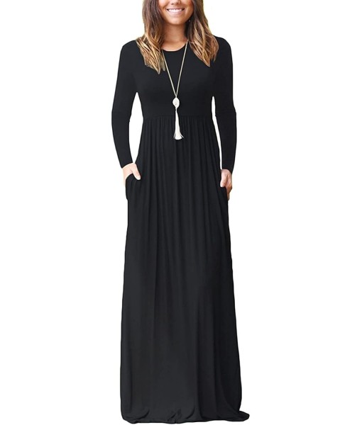 Hount Women's Summer Sleeveless Striped Flowy Casual Long Maxi Dress with Pockets