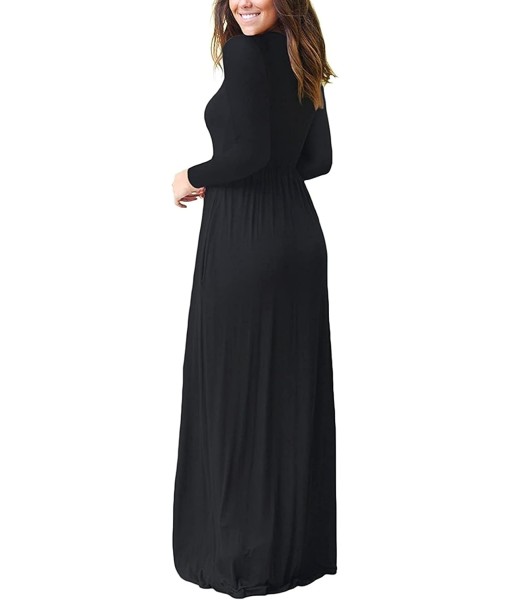 Hount Women's Summer Sleeveless Striped Flowy Casual Long Maxi Dress with Pockets