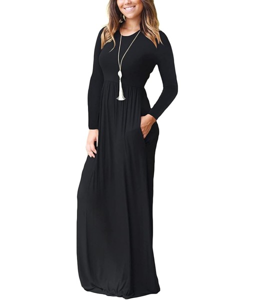 Hount Women's Summer Sleeveless Striped Flowy Casual Long Maxi Dress with Pockets