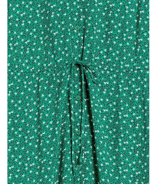 Amazon Essentials Women's Fit and Flare Half-Sleeve Waisted Midi A-Line Dress with Pockets