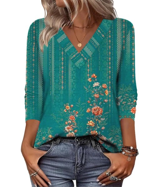 Zeagoo Women Long Sleeve Tops Dressy Casual V Neck Tshirts Basics Tee 2025 Fall Trendy Clothes