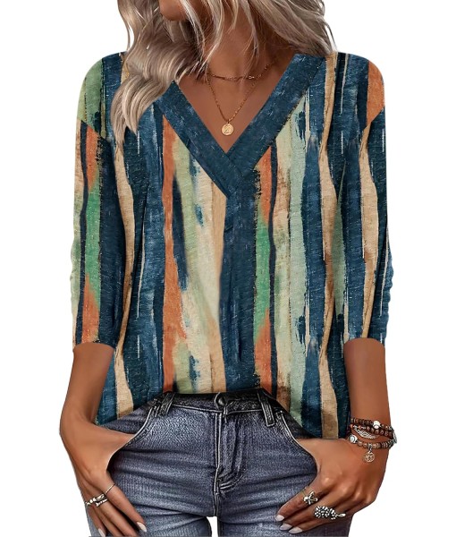 Zeagoo Women Long Sleeve Tops Dressy Casual V Neck Tshirts Basics Tee 2025 Fall Trendy Clothes