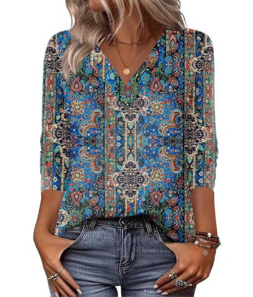 Zeagoo Women Long Sleeve Tops Dressy Casual V Neck Tshirts Basics Tee 2025 Fall Trendy Clothes