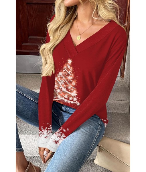 Zeagoo Women Long Sleeve Tops Dressy Casual V Neck Tshirts Basics Tee 2025 Fall Trendy Clothes
