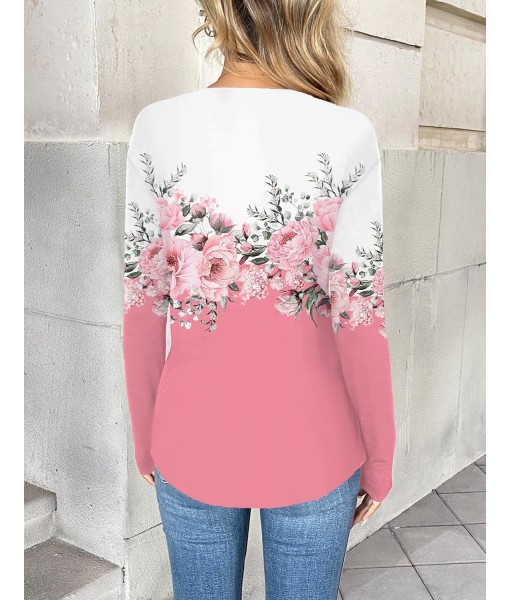Zeagoo Women Long Sleeve Tops Dressy Casual V Neck Tshirts Basics Tee 2025 Fall Trendy Clothes