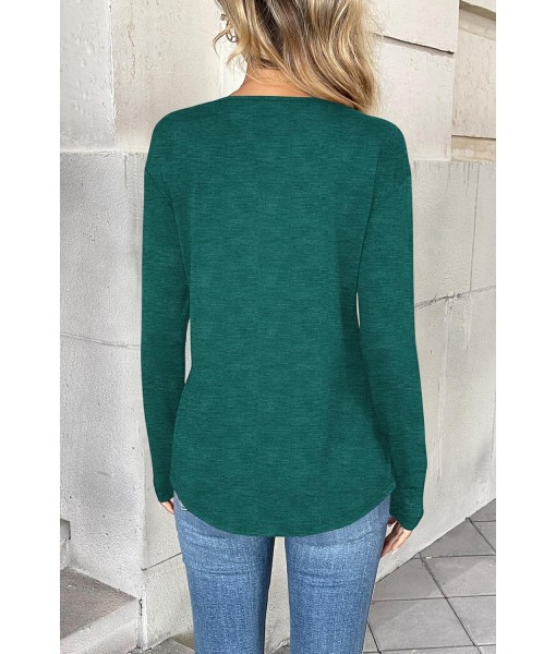 Zeagoo Women Long Sleeve Tops Dressy Casual V Neck Tshirts Basics Tee 2025 Fall Trendy Clothes