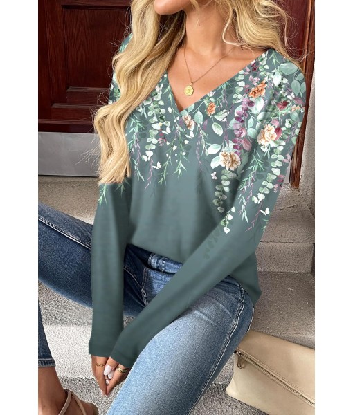 Zeagoo Women Long Sleeve Tops Dressy Casual V Neck Tshirts Basics Tee 2025 Fall Trendy Clothes
