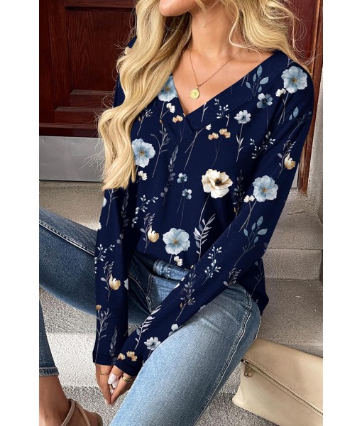 Zeagoo Women Long Sleeve Tops Dressy Casual V Neck Tshirts Basics Tee 2025 Fall Trendy Clothes
