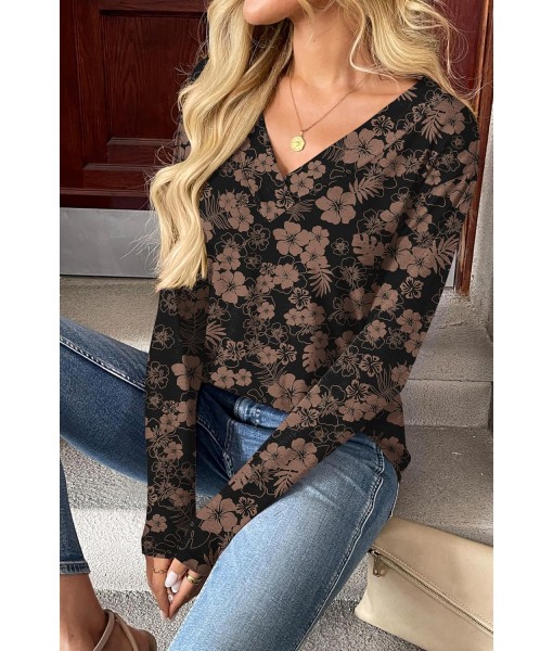 Zeagoo Women Long Sleeve Tops Dressy Casual V Neck Tshirts Basics Tee 2025 Fall Trendy Clothes