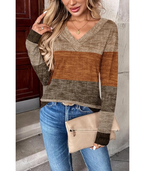 Zeagoo Women Long Sleeve Tops Dressy Casual V Neck Tshirts Basics Tee 2025 Fall Trendy Clothes
