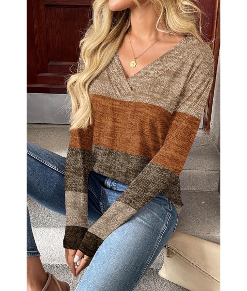 Zeagoo Women Long Sleeve Tops Dressy Casual V Neck Tshirts Basics Tee 2025 Fall Trendy Clothes