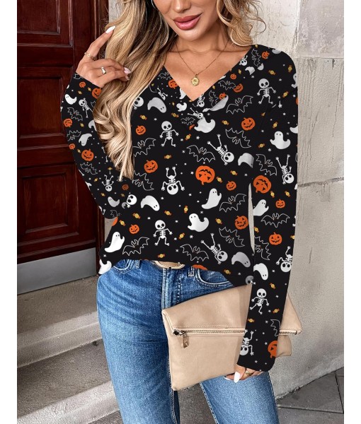 Zeagoo Women Long Sleeve Tops Dressy Casual V Neck Tshirts Basics Tee 2025 Fall Trendy Clothes