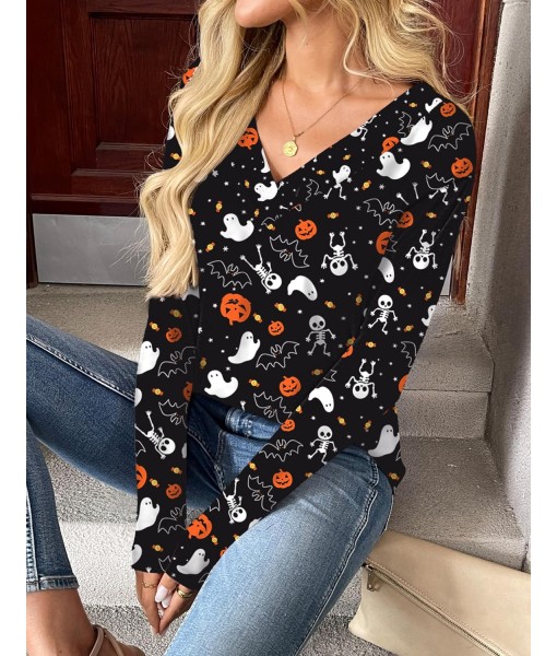 Zeagoo Women Long Sleeve Tops Dressy Casual V Neck Tshirts Basics Tee 2025 Fall Trendy Clothes