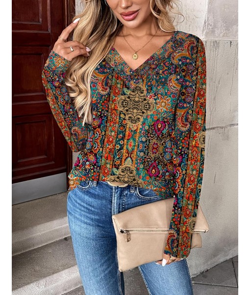 Zeagoo Women Long Sleeve Tops Dressy Casual V Neck Tshirts Basics Tee 2025 Fall Trendy Clothes