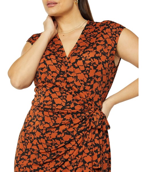 Amazon Essentials Women's Classic Cap Sleeve Wrap Dress (Available in Plus Size)