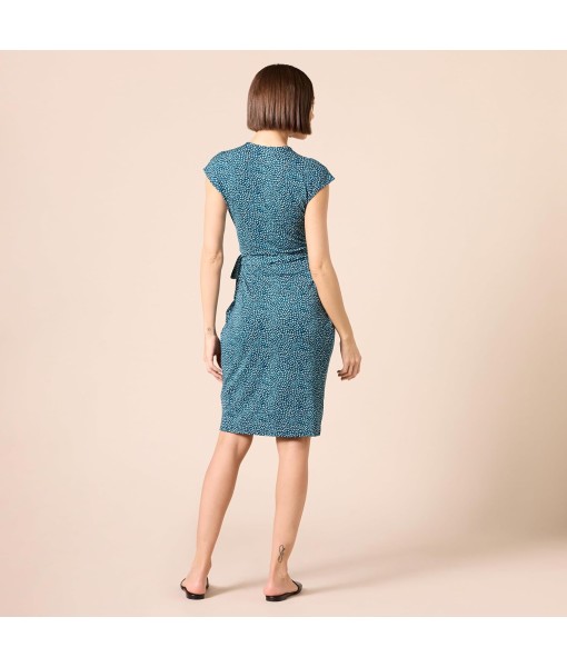 Amazon Essentials Women's Classic Cap Sleeve Wrap Dress (Available in Plus Size)