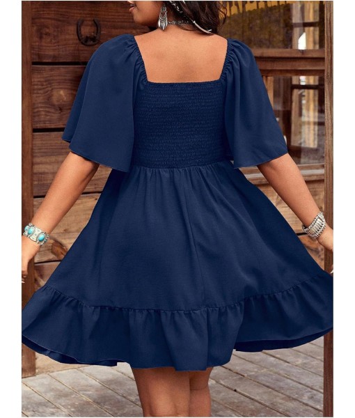 Verdusa Women's Plus Size Western Boho Floral Flowy Dress Cowgirl Outfits Country Summer A Line Dresses S-4XL