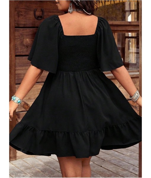 Verdusa Women's Plus Size Western Boho Floral Flowy Dress Cowgirl Outfits Country Summer A Line Dresses S-4XL