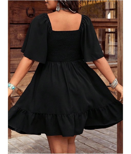 Verdusa Women's Plus Size Western Boho Floral Flowy Dress Cowgirl Outfits Country Summer A Line Dresses S-4XL