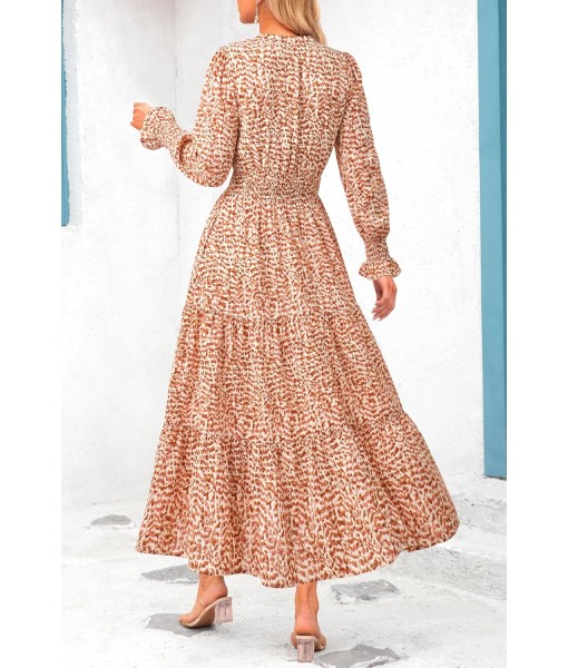 PRETTYGARDEN Women's Floral Maxi Dress 2025 Fall Long Sleeve V Neck Casual A Line Long Flowy Boho Party Dresses