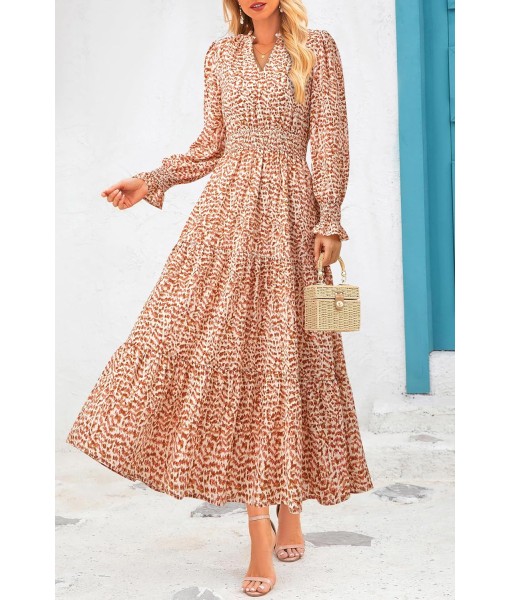 PRETTYGARDEN Women's Floral Maxi Dress 2025 Fall Long Sleeve V Neck Casual A Line Long Flowy Boho Party Dresses