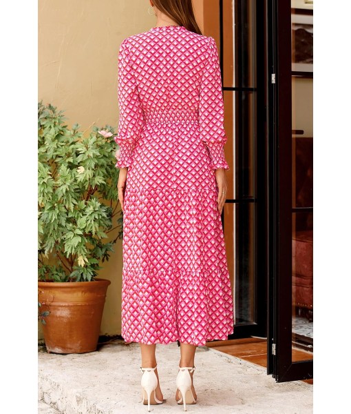 PRETTYGARDEN Women's Floral Maxi Dress 2025 Fall Long Sleeve V Neck Casual A Line Long Flowy Boho Party Dresses
