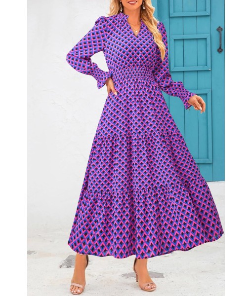 PRETTYGARDEN Women's Floral Maxi Dress 2025 Fall Long Sleeve V Neck Casual A Line Long Flowy Boho Party Dresses