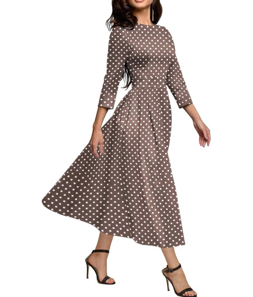 Simple Flavor Women's Vintage Dress Sleeveless O-Neck Party Cocktail Dress