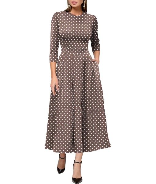 Simple Flavor Women's Vintage Dress Sleeveless O-Neck Party Cocktail Dress