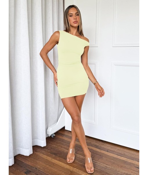 Trendy Queen Womens Mini Summer Dresses 2025 Going Out Off The Shoulder Bodycon Sexy Party Club Spring Fashion Outfits