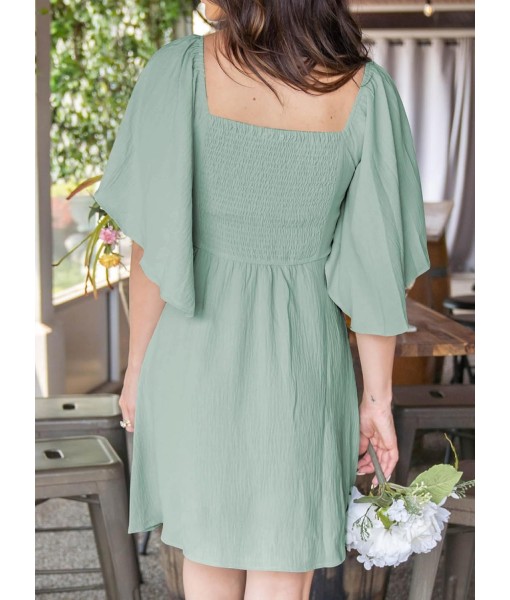 Dokotoo Womens Dresses 2025 Summer Fall Deep V Neck Elegant Bow tie Mini Dress S-XL