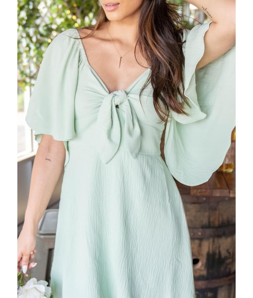 Dokotoo Womens Dresses 2025 Summer Fall Deep V Neck Elegant Bow tie Mini Dress S-XL