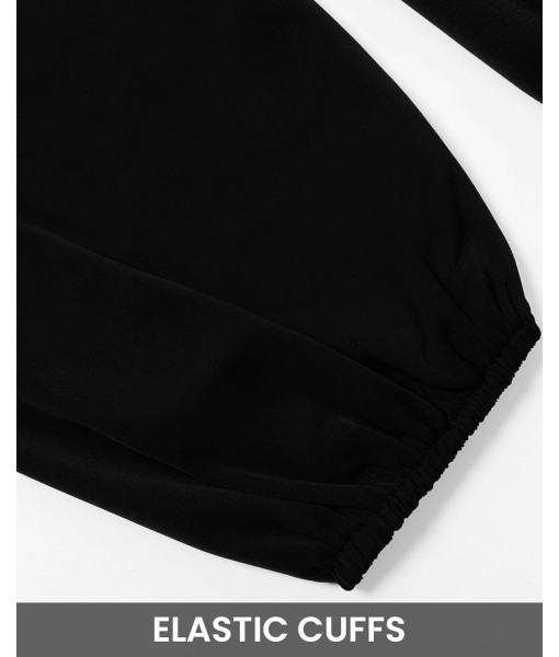 BTFBM Long Sleeve Fall Dresses for Women 2025 Summer Casual Tie Neck Ruffle Tiered A Line Wedding Guest Short Mini Dress