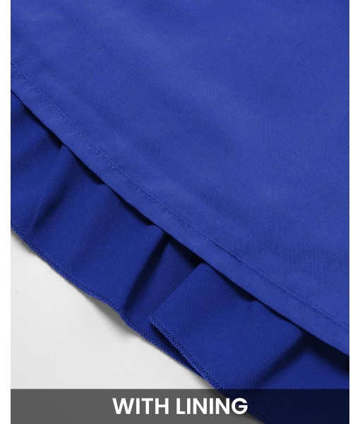 BTFBM Long Sleeve Fall Dresses for Women 2025 Summer Casual Tie Neck Ruffle Tiered A Line Wedding Guest Short Mini Dress