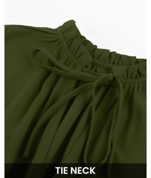 BTFBM Long Sleeve Fall Dresses for Women 2025 Summer Casual Tie Neck Ruffle Tiered A Line Wedding Guest Short Mini Dress
