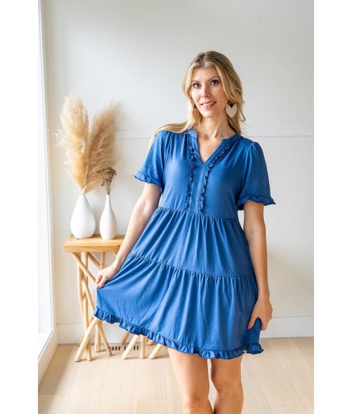 Dokotoo Womens Dresses 2025 Summer Spring V Neck Short Sleeve Casual A Line Flowy Swing Shift Dress Mini Dress