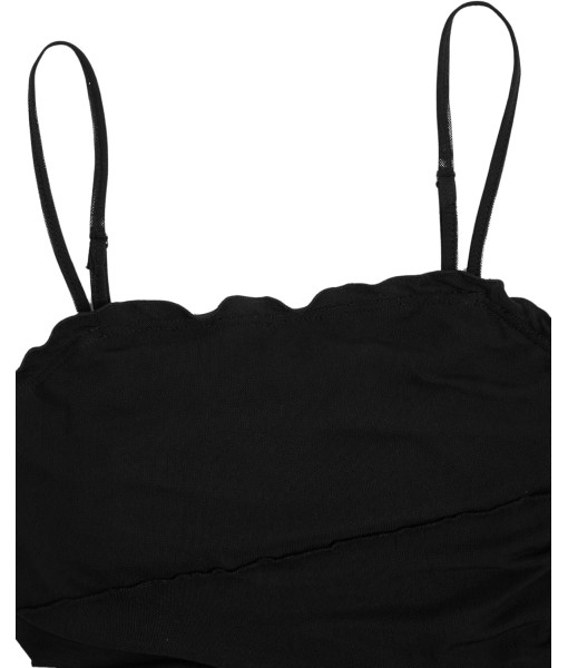 Verdusa Women's Mini Dress Floral Spaghetti Strap Mesh Dresses Going Out Festival Concert Outfits Grunge Gothic Clothes