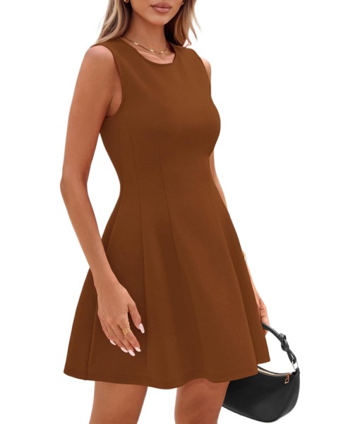 PRETTYGARDEN Summer Dresses for Women 2025 Elegant Classy A Line Business Casual Work Graduation Cocktail Short Dress
