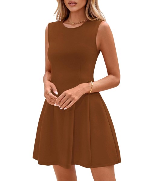 PRETTYGARDEN Summer Dresses for Women 2025 Elegant Classy A Line Business Casual Work Graduation Cocktail Short Dress