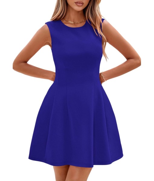 PRETTYGARDEN Summer Dresses for Women 2025 Elegant Classy A Line Business Casual Work Graduation Cocktail Short Dress