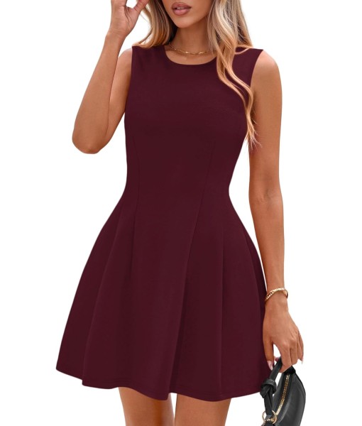 PRETTYGARDEN Summer Dresses for Women 2025 Elegant Classy A Line Business Casual Work Graduation Cocktail Short Dress