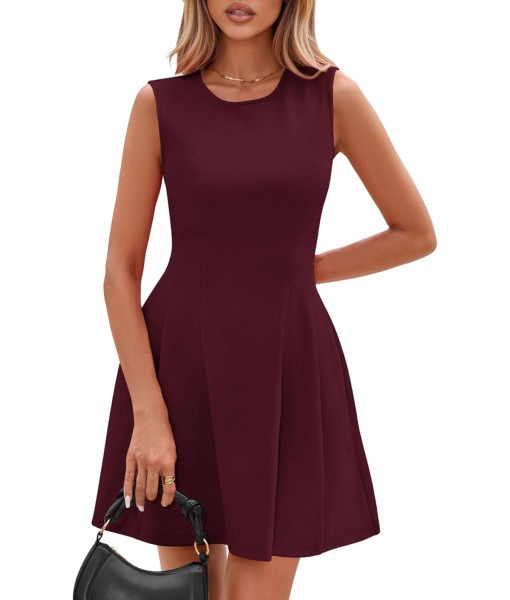 PRETTYGARDEN Summer Dresses for Women 2025 Elegant Classy A Line Business Casual Work Graduation Cocktail Short Dress