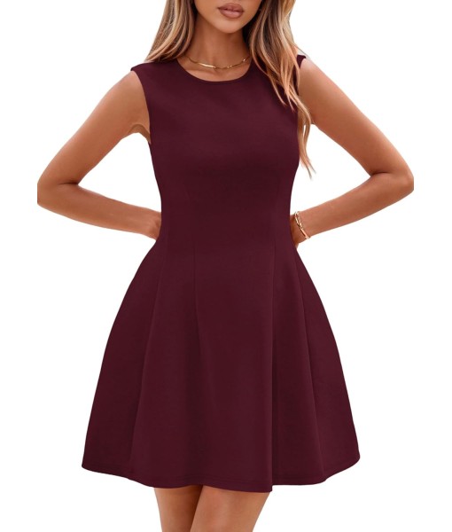 PRETTYGARDEN Summer Dresses for Women 2025 Elegant Classy A Line Business Casual Work Graduation Cocktail Short Dress