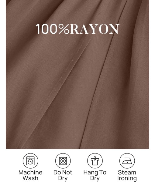 ZESICA Women's 2025 Boho Sexy Off Shoulder Long Sleeve Smocked High Waist Side Split Flowy A Line Tiered Long Maxi Dress
