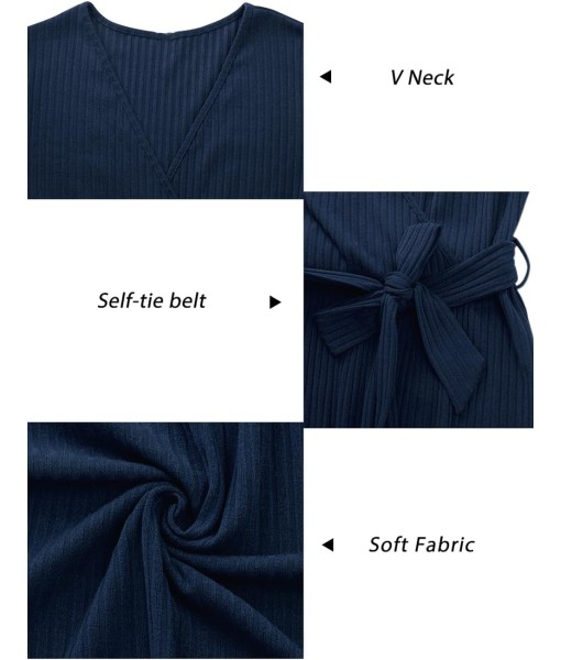 Newshows Womens 2025 Fall Dresses Teacher Church Business Casual Work Outfits Knit Midi Sweater Pockets Belt Dress