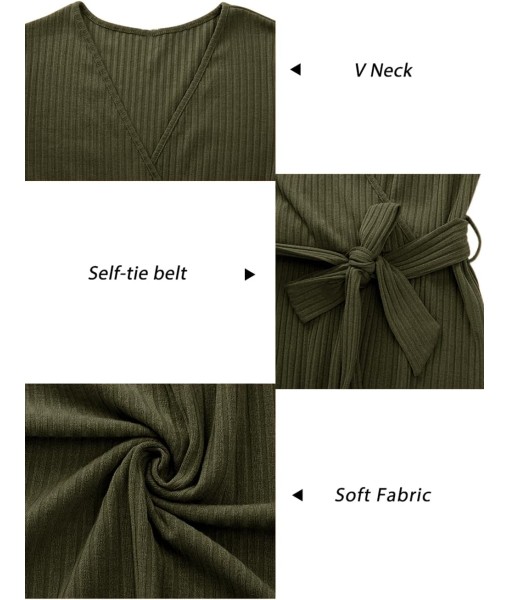 Newshows Womens 2025 Fall Dresses Teacher Church Business Casual Work Outfits Knit Midi Sweater Pockets Belt Dress