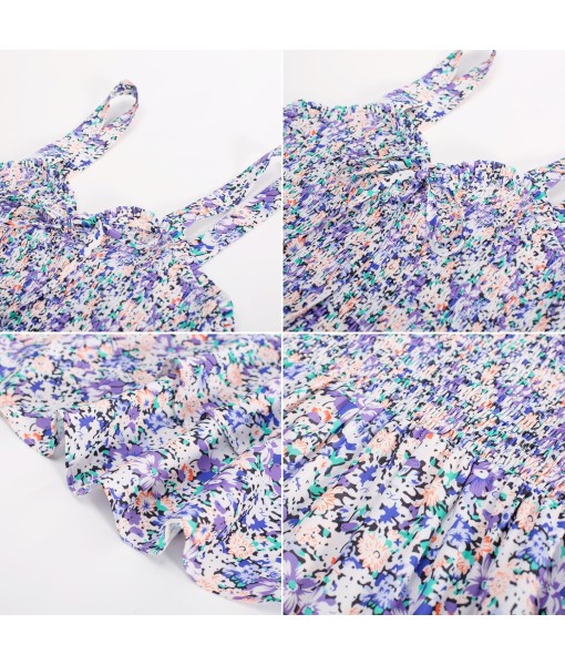 GRACE KARIN Women's 2025 Summer Floral Boho Dress Square Neck Strapped Swing A Line Sundress Beach Long Maxi Outfits